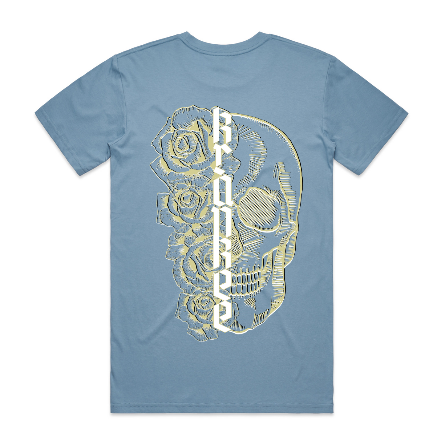 Mens Metallic Skull Tee