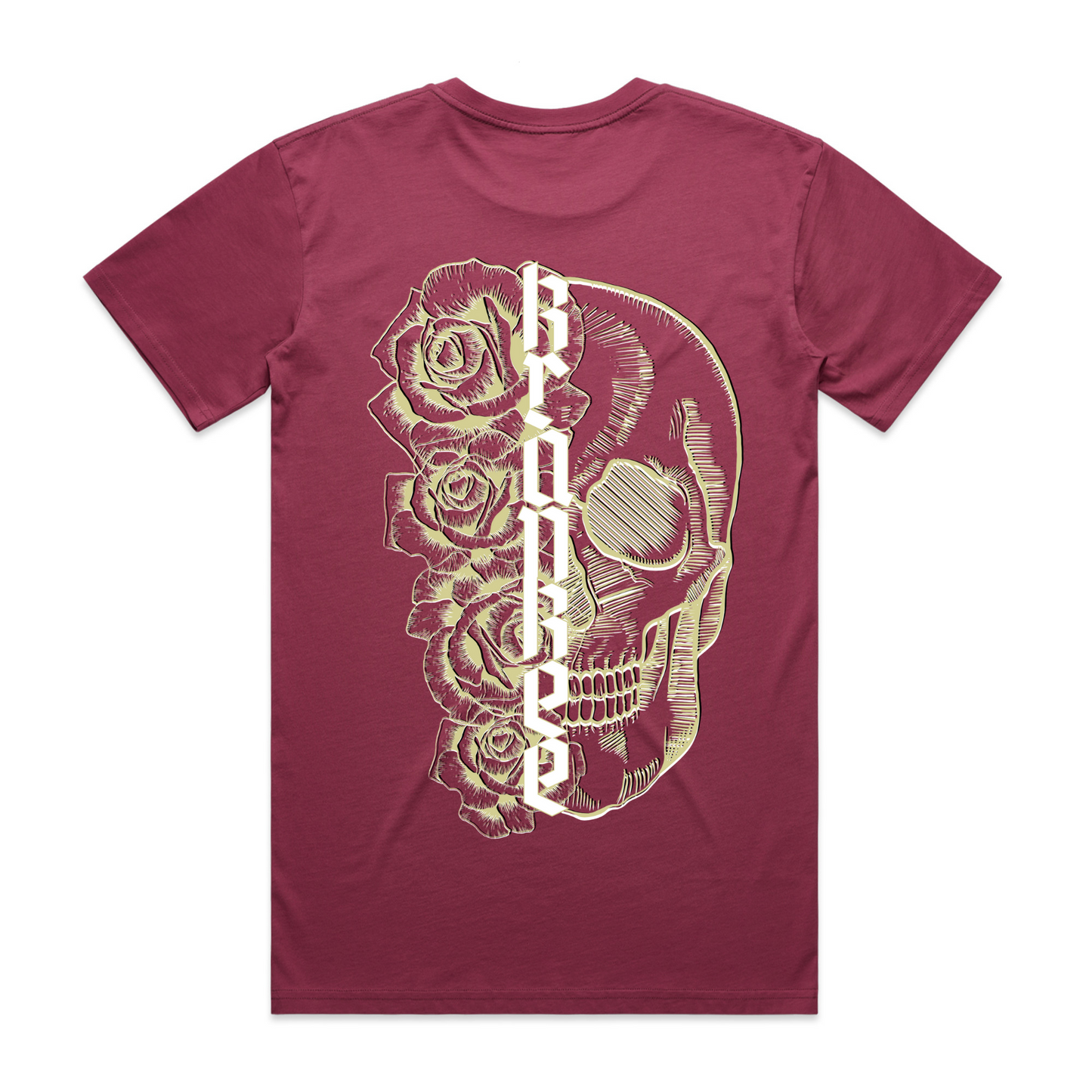 Mens Metallic Skull Tee