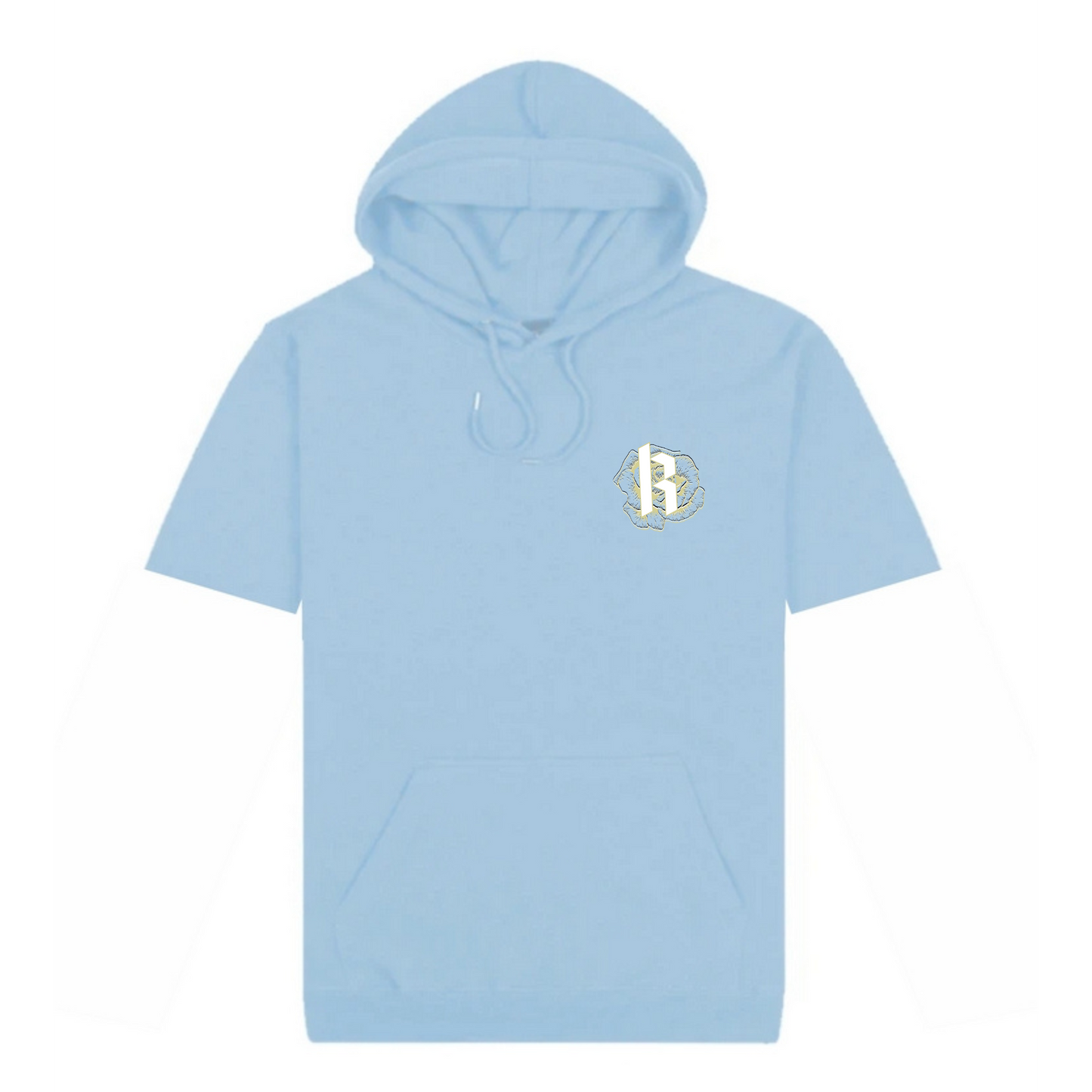 Unisex Metallic Skull Hoodie Tee