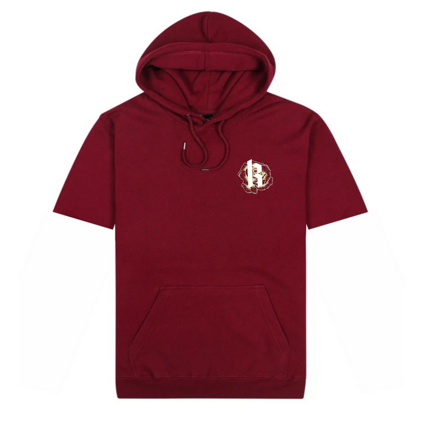 Unisex Metallic Skull Hoodie Tee