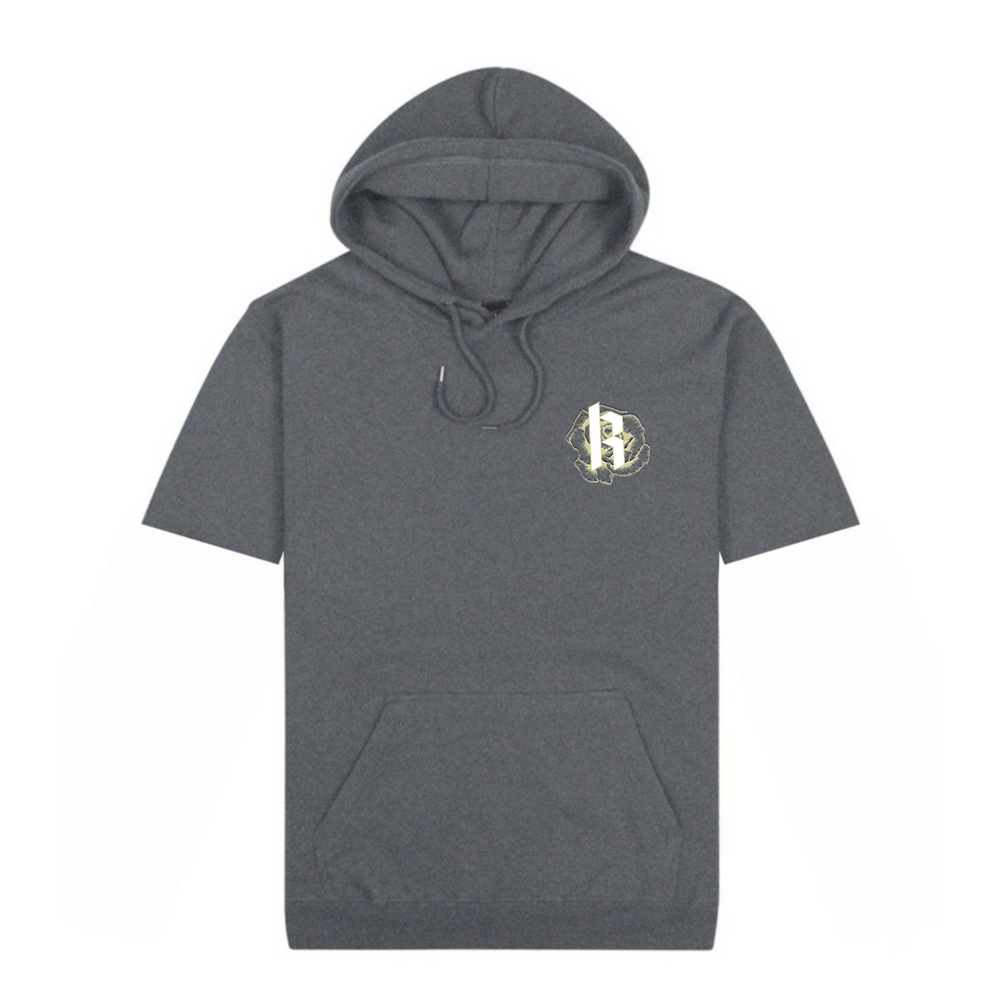 Unisex Metallic Skull Hoodie Tee