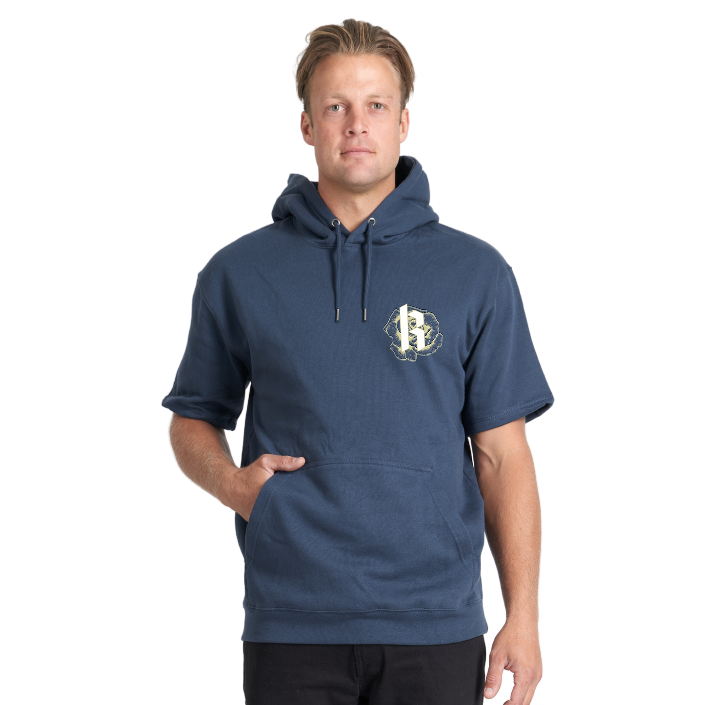 Unisex Metallic Skull Hoodie Tee