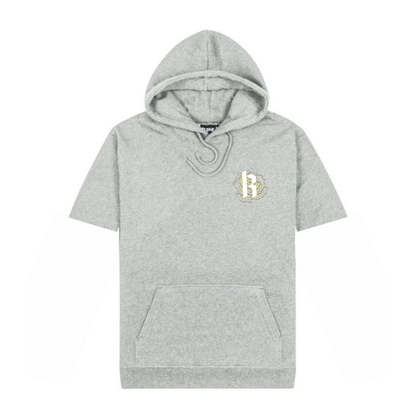 Unisex Metallic Skull Hoodie Tee