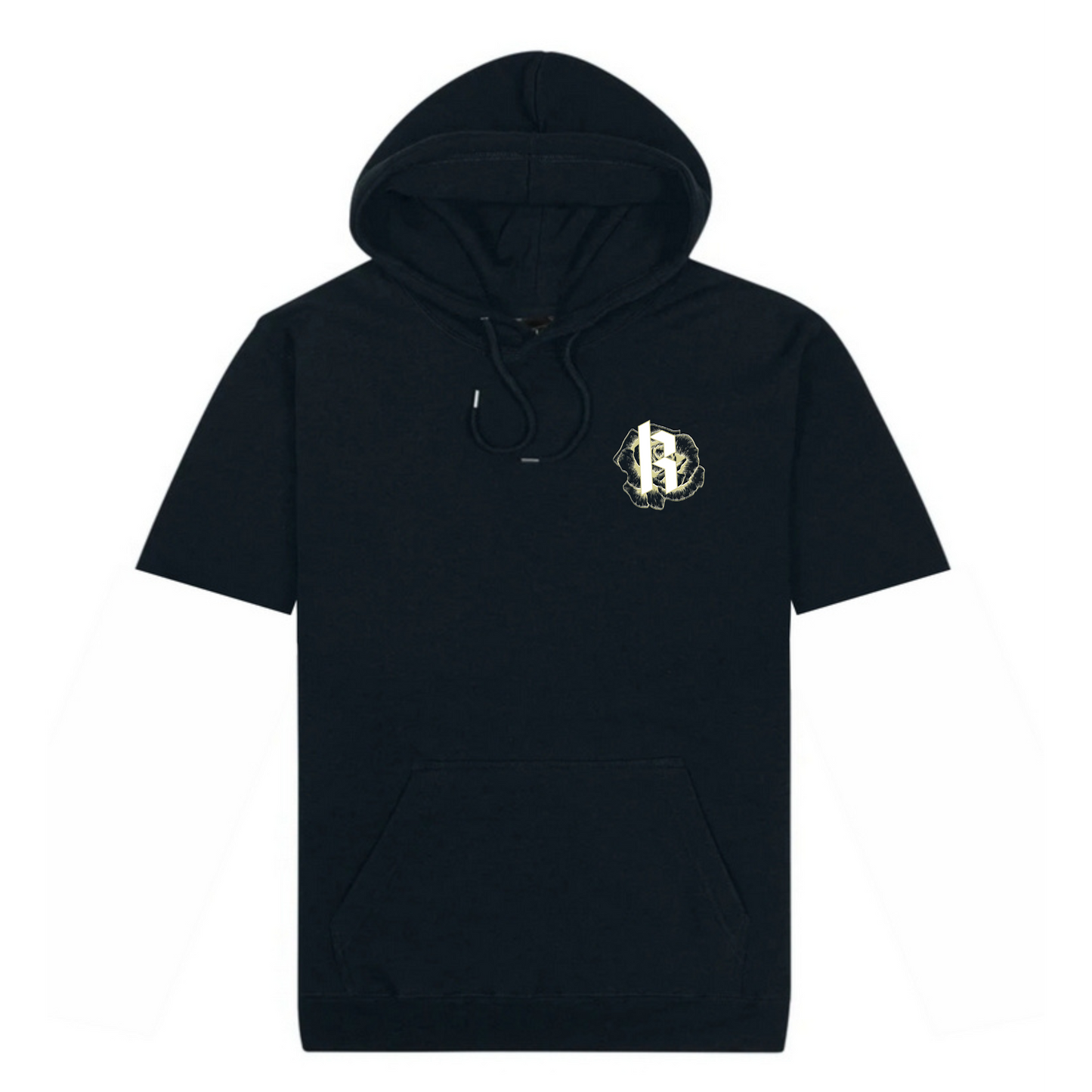 Unisex Metallic Skull Hoodie Tee