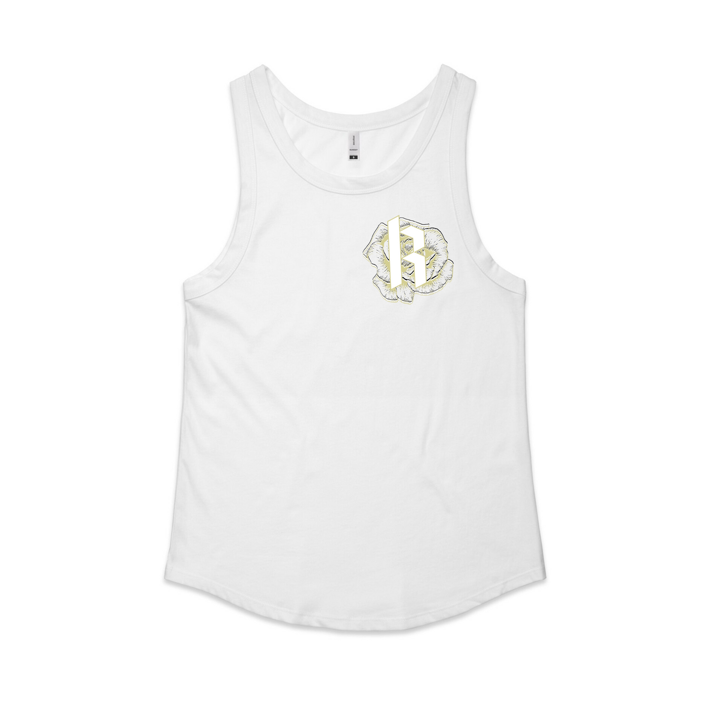 Womens Metallic Skull Singlet