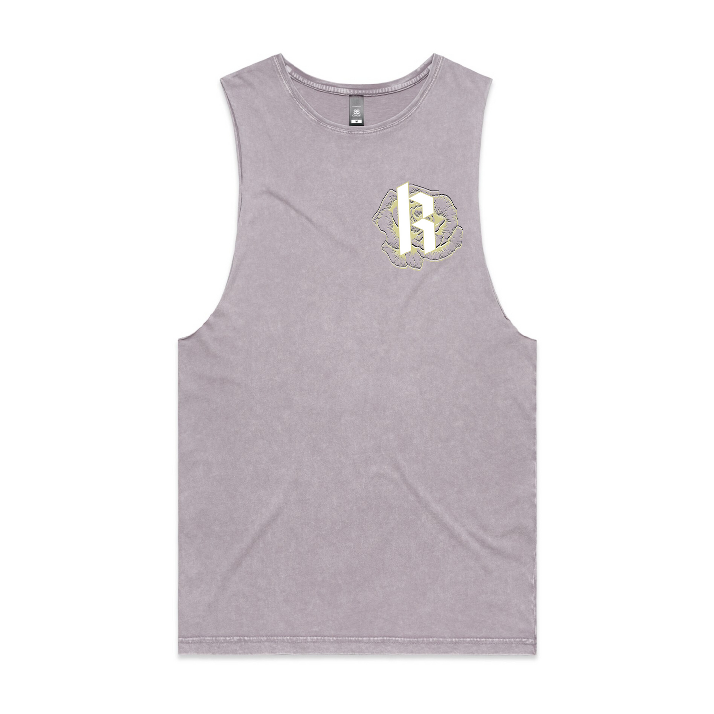 Mens Metallic Skull Low Armpit Tank