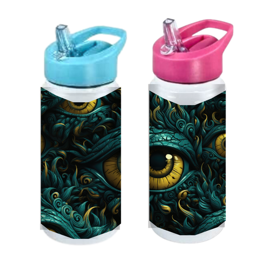 Monster Green Eyes - Kids Drink Bottle