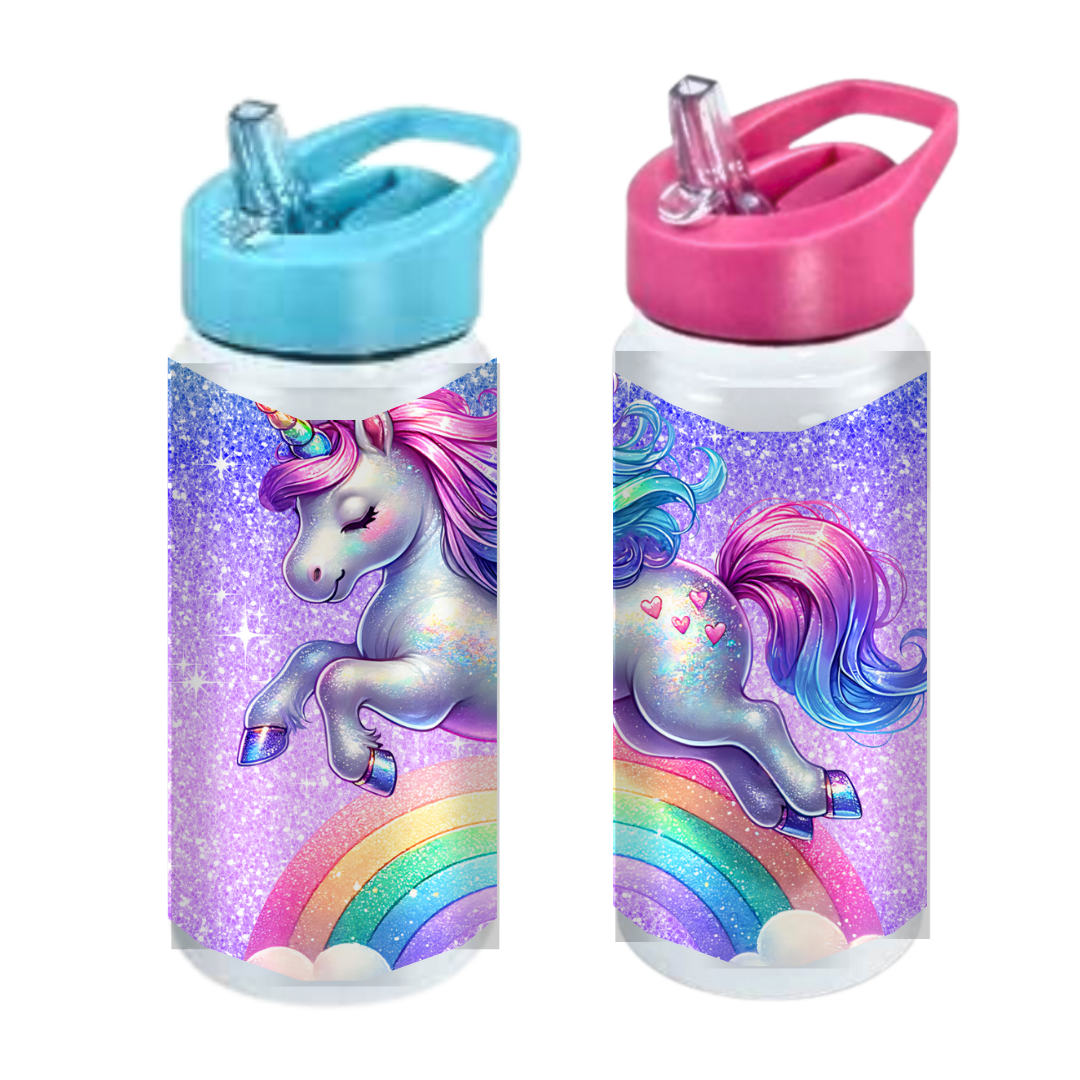 Unicorn Over the Rainbow - Kids Drink Bottle