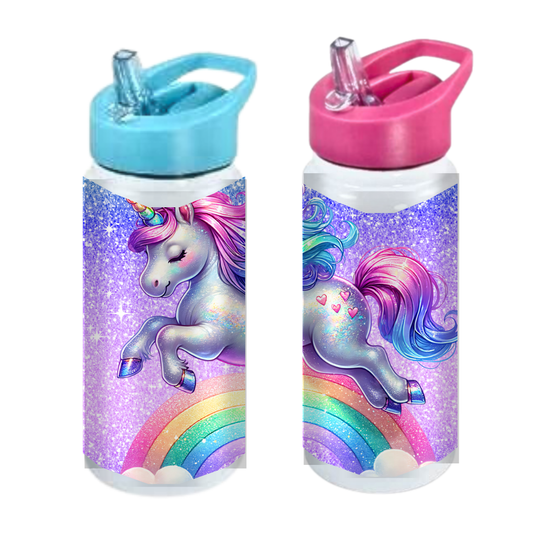 Unicorn Over the Rainbow - Kids Drink Bottle