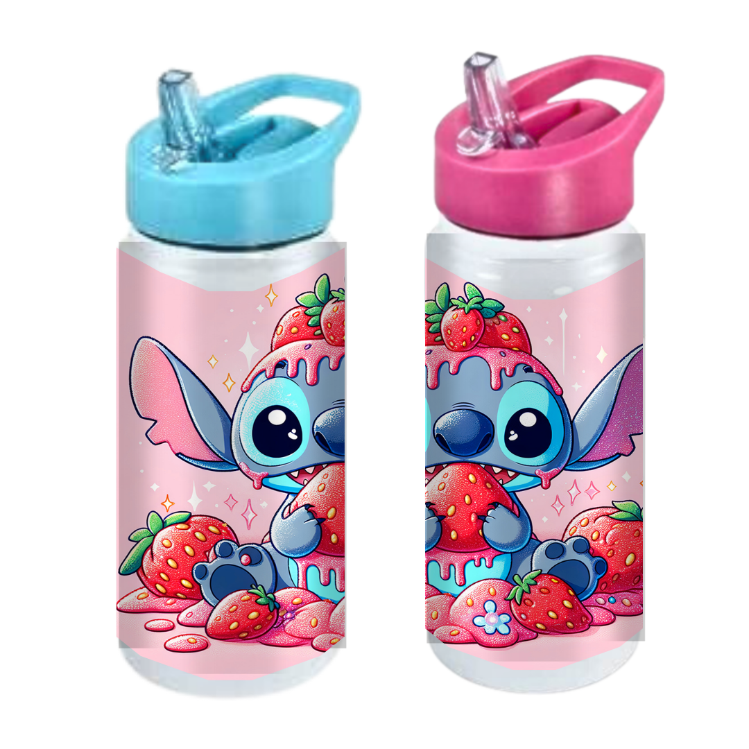Stitch Strawberries - Kids Drink Bottle