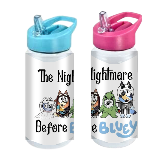 Nightmare Before Bluey - Kids Drink Bottle