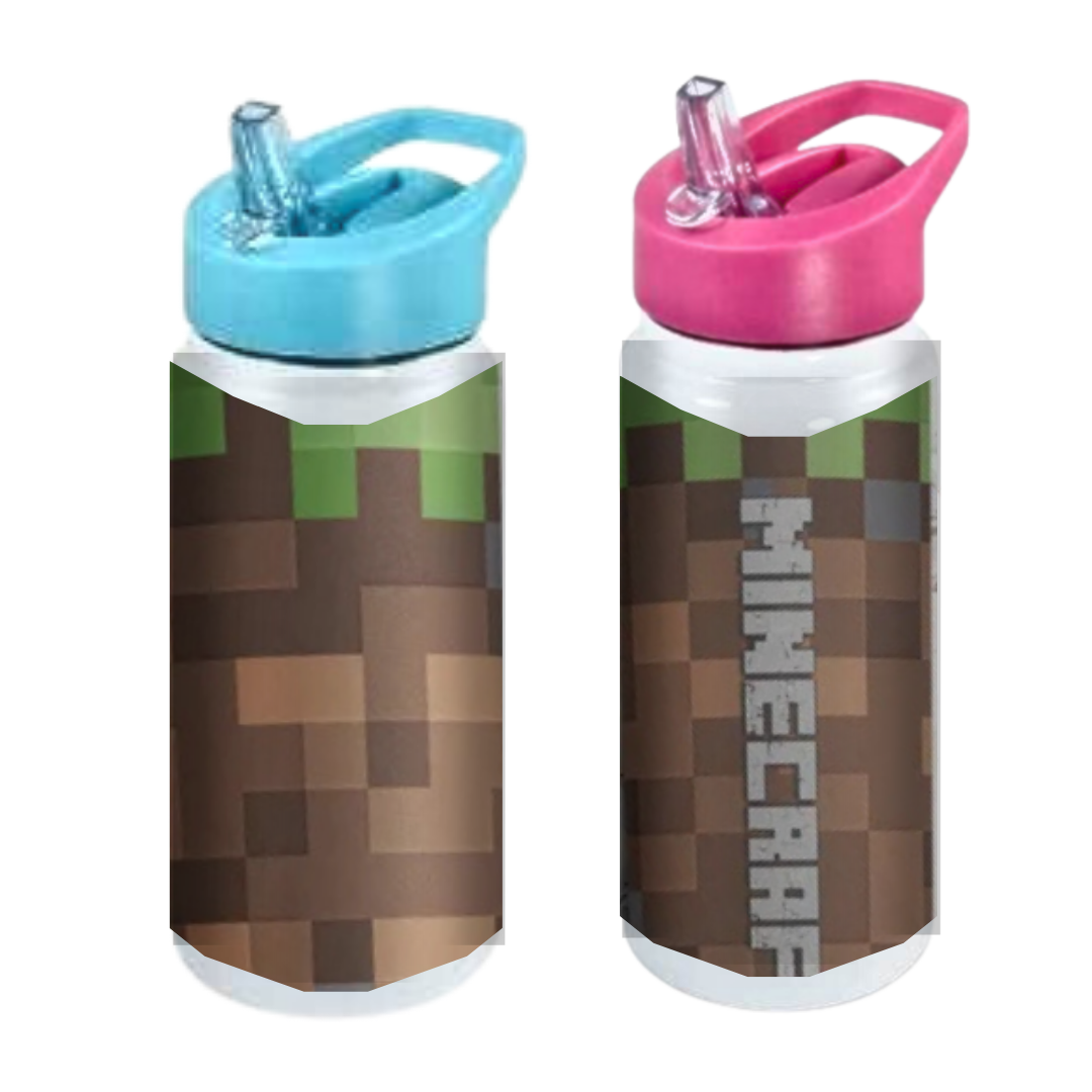 Minecraft pixels - Kids Drink Bottle