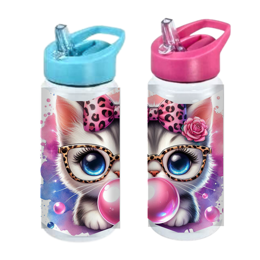 Bubblegum Cat - Kids Drink Bottle