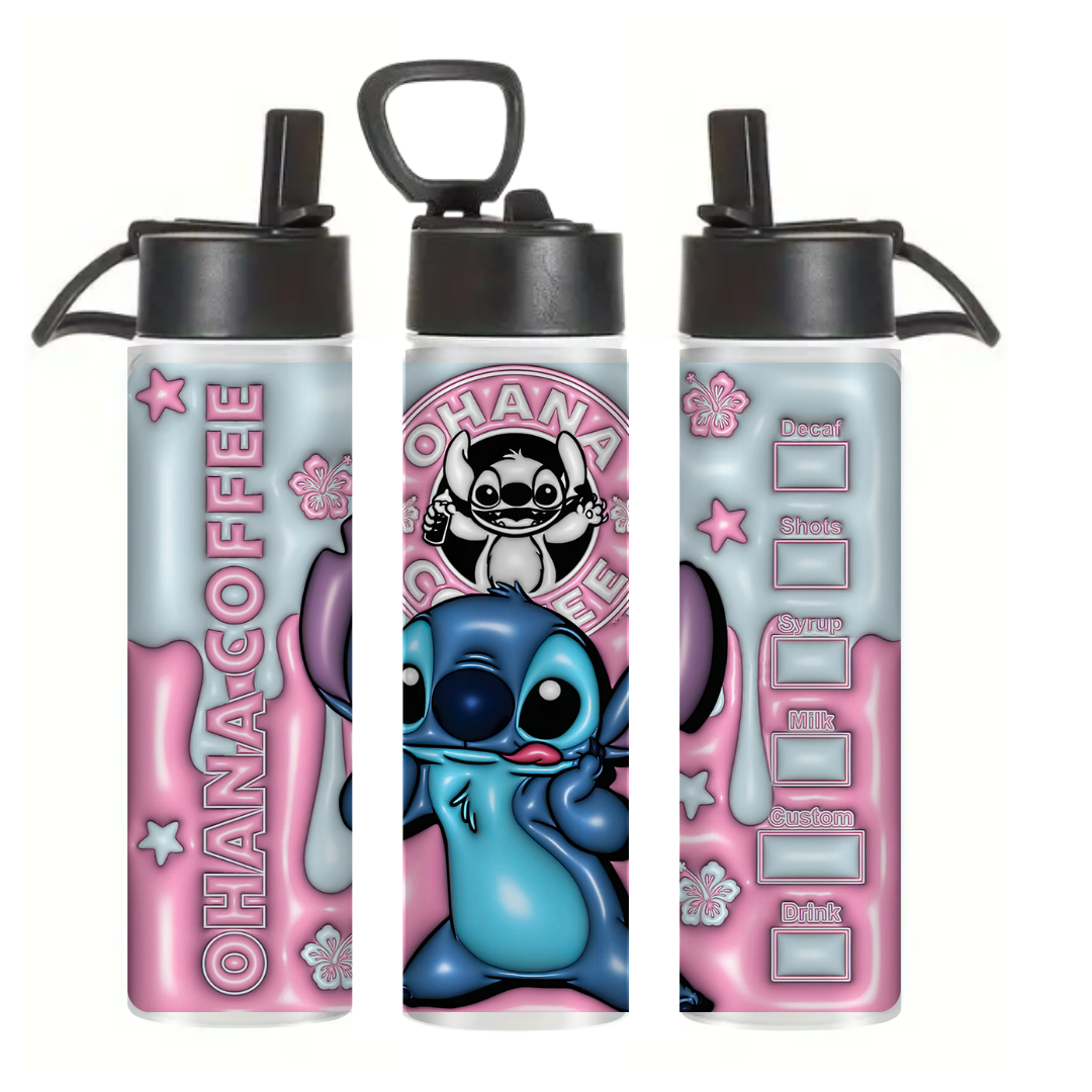 Stitch Ohana Coffee - Tumbler & Bottle