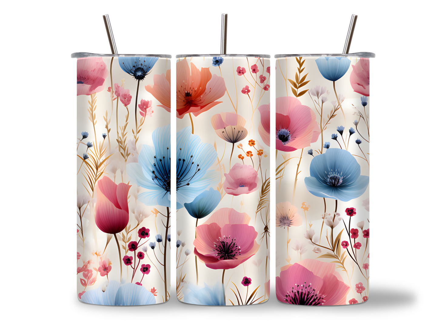 Poppies - Tumbler & Bottle