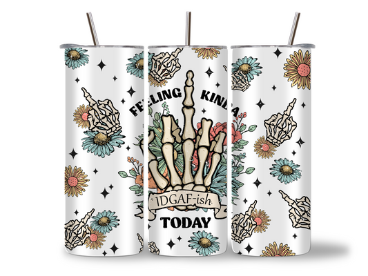 Skeleton IDGAF-ish - Tumbler & Bottle