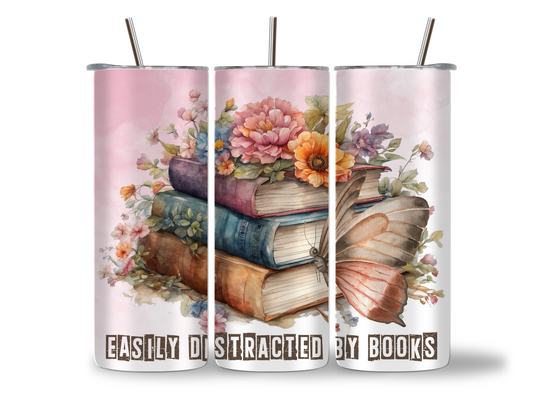 Distracted by Books - Tumbler & Bottle