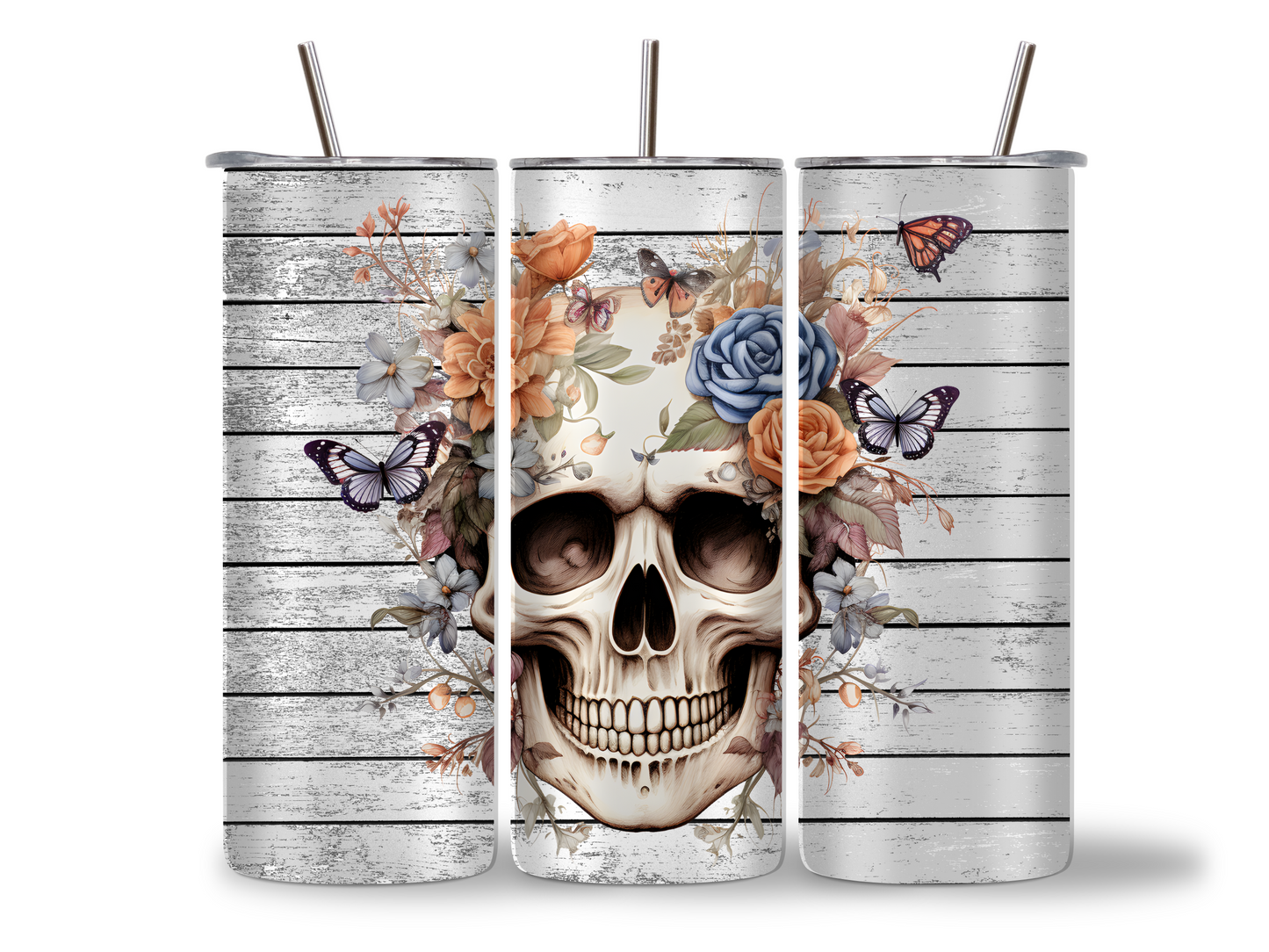 Skull & Stripes - Tumbler & Bottle