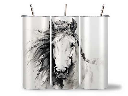 Horse Sketch - Tumbler & Bottle