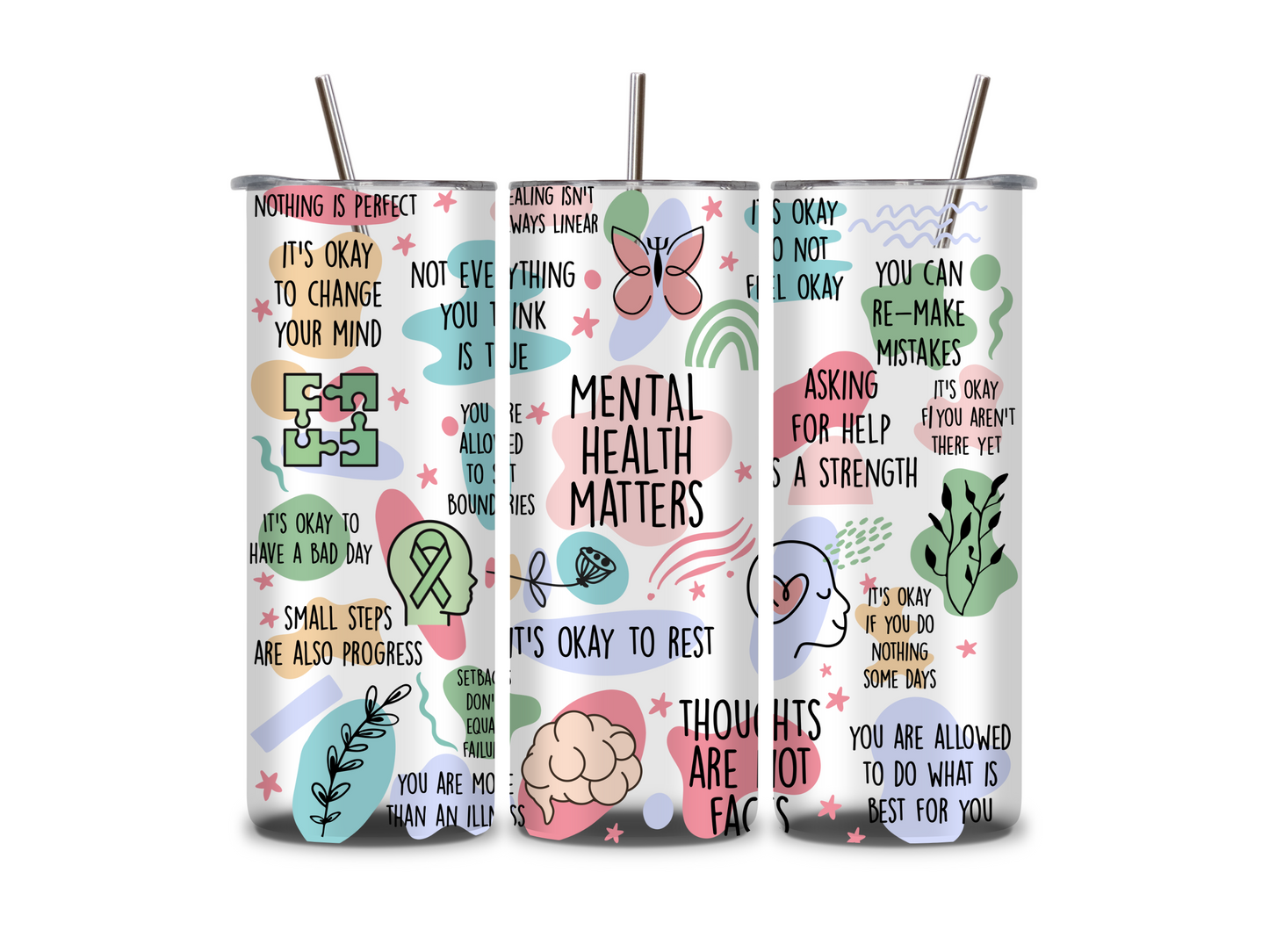Mental Health Matters - Tumbler & Bottle