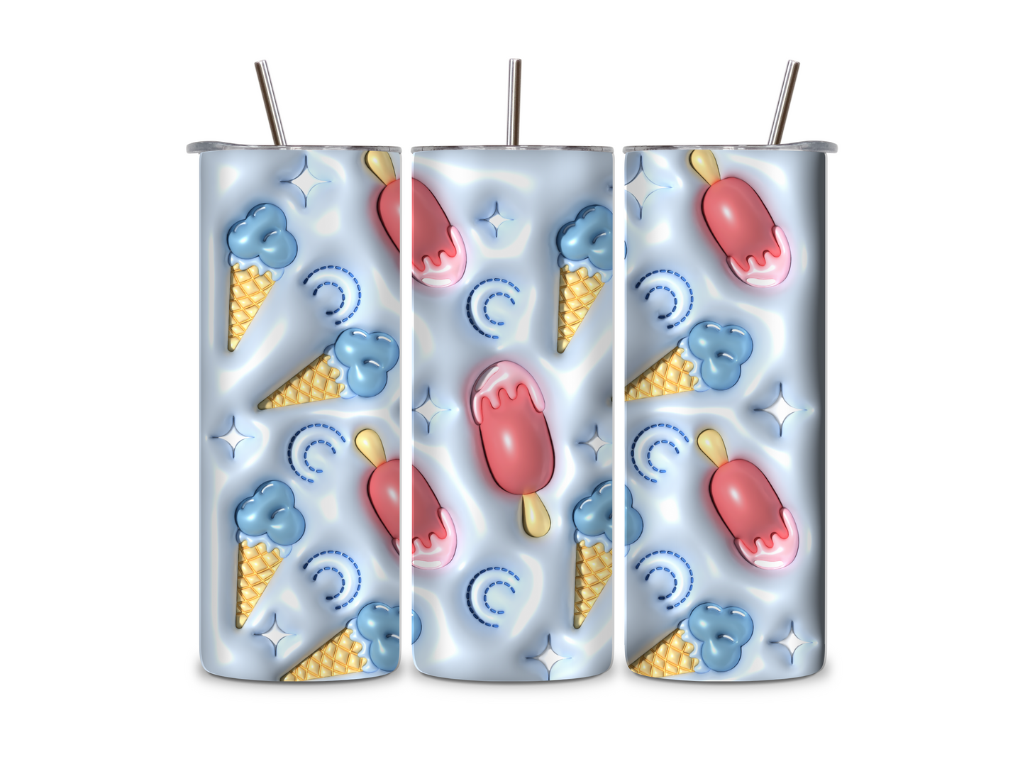 Mixed Icecream - Tumbler & Bottle