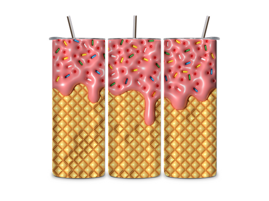 Strawberry Icecream - Tumbler & Bottle