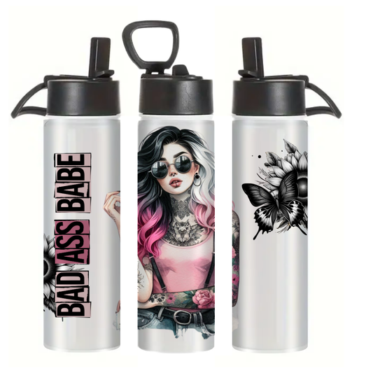 Bad Ass Babe - Tumbler & Bottle