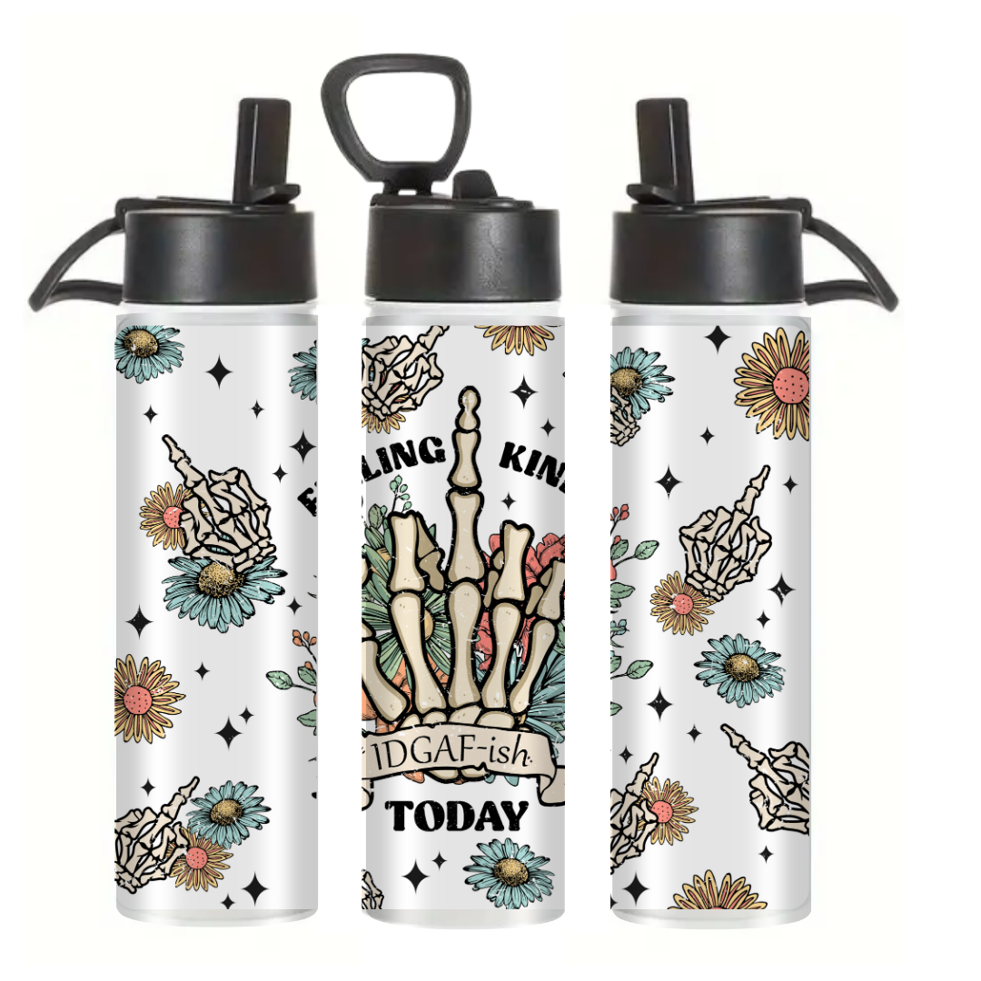 Skeleton IDGAF-ish - Tumbler & Bottle
