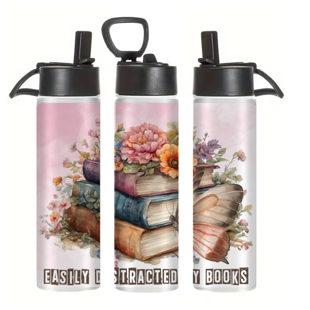 Distracted by Books - Tumbler & Bottle