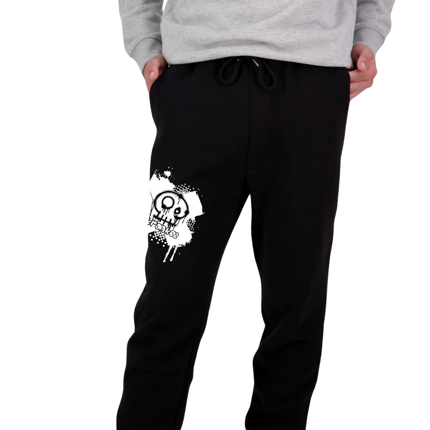 Unisex Spray Paint Loose Track Pants