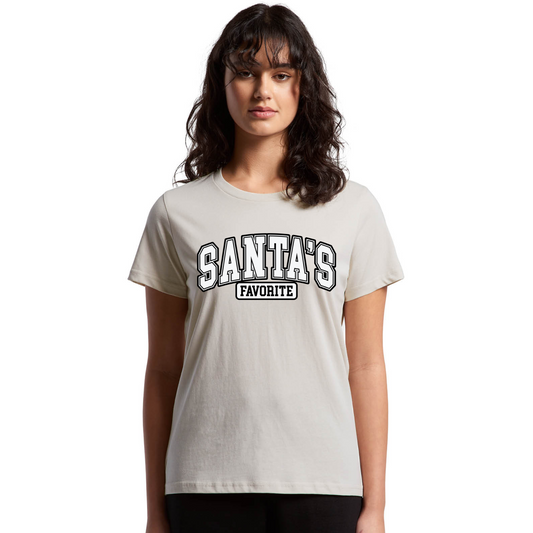 Santa's Fave XMAS - Womens Tee