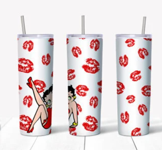 Betty Boop Kisses - Tumbler & Bottle