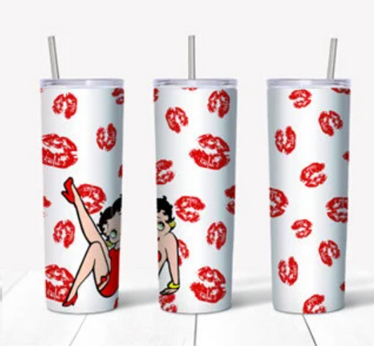 Betty Boop Kisses - Tumbler & Bottle