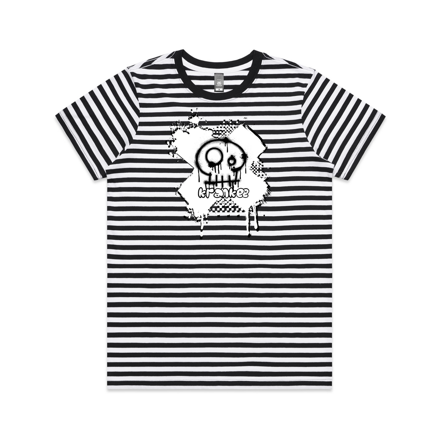 Womens Spray Paint Stripe Tee