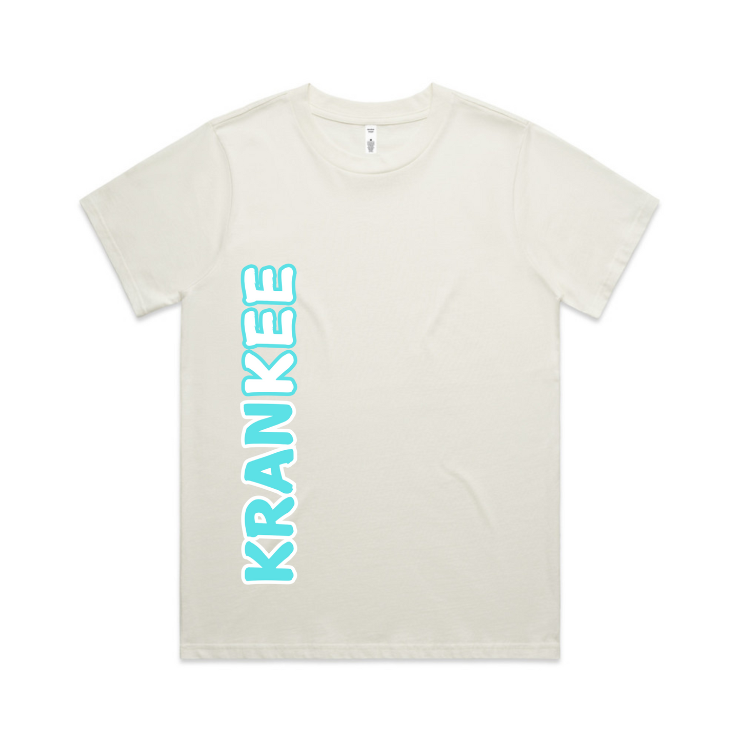 Aqua Krankee Split - Womens Longer Tee