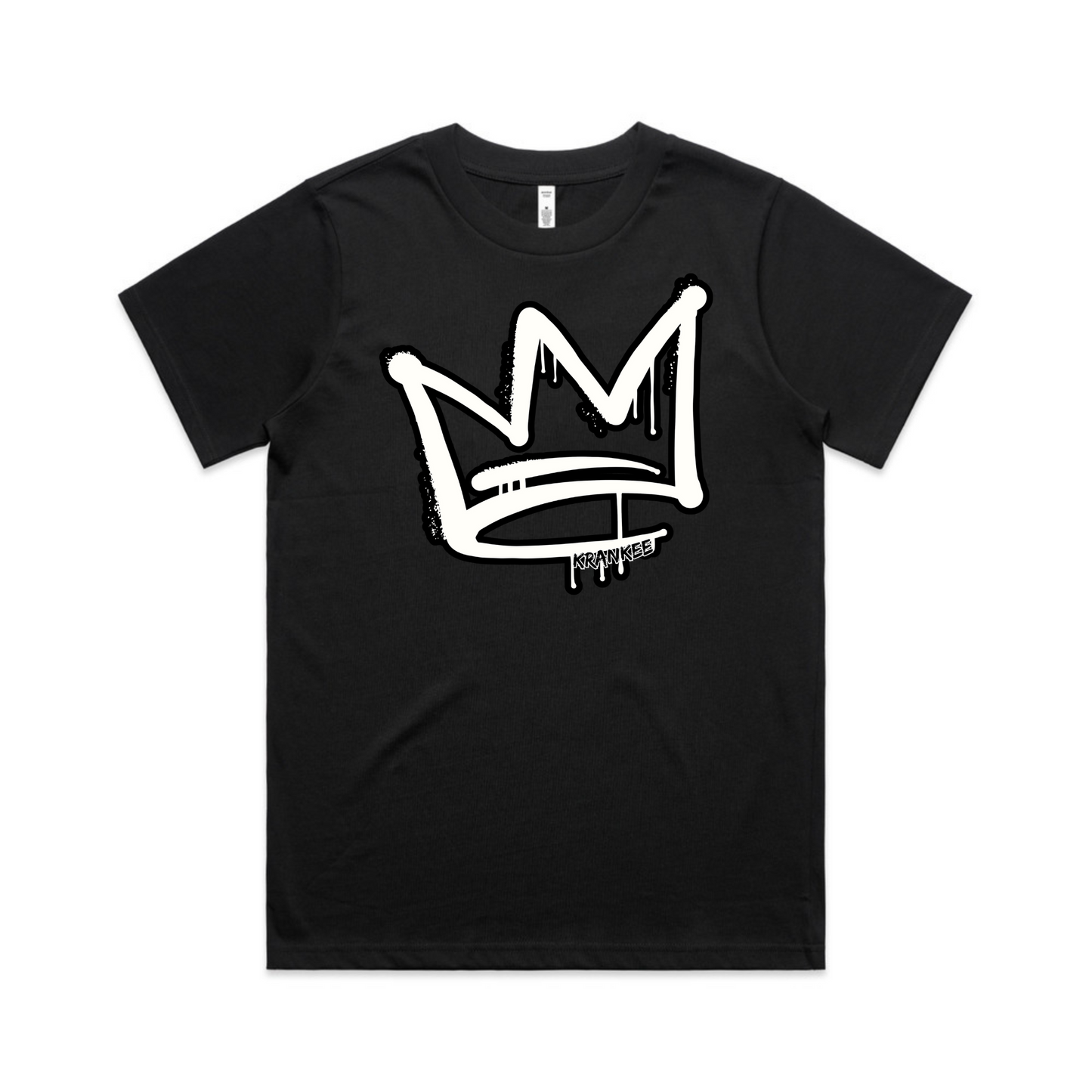 B/W Front Crown - Womens Longer Tee
