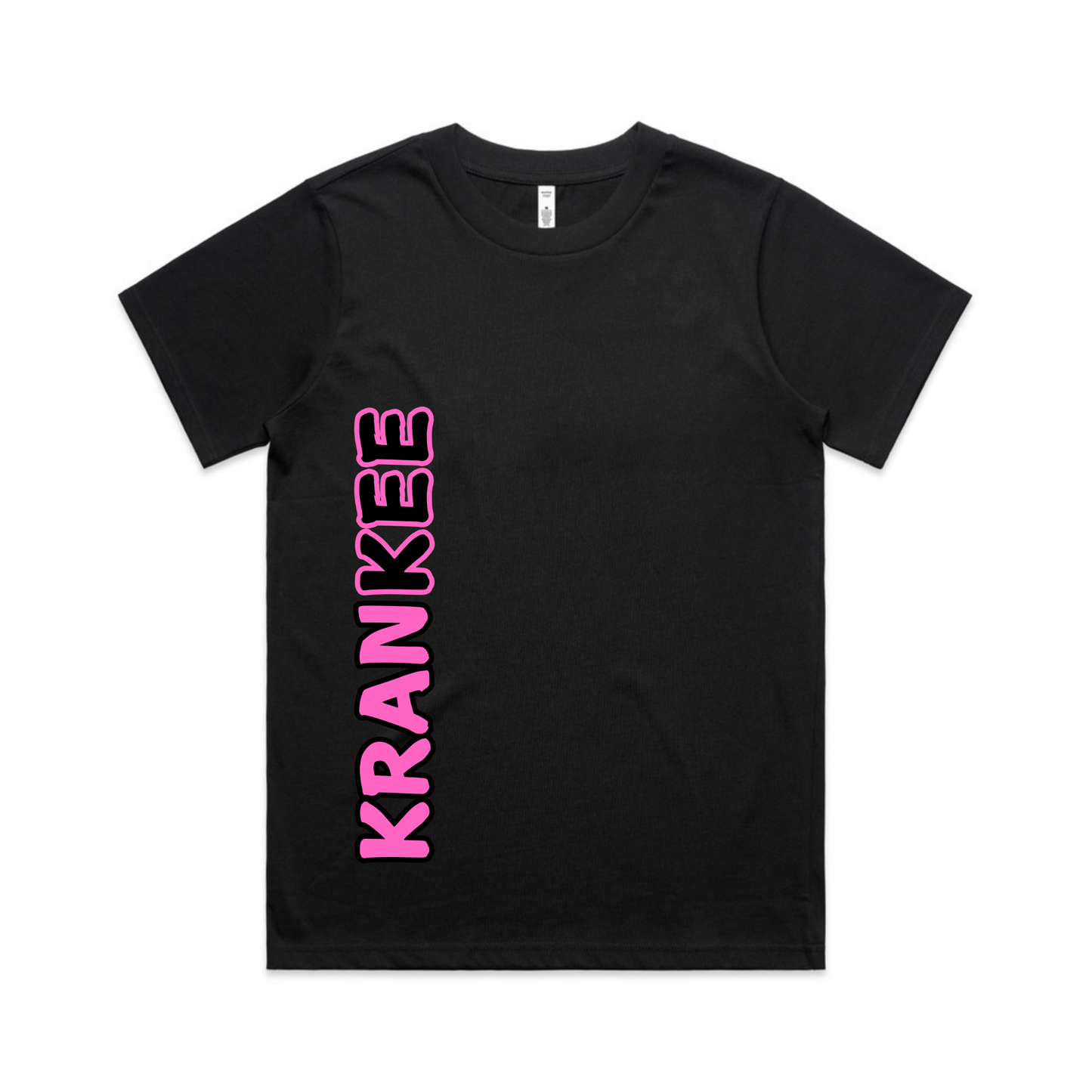Pink Krankee Split - Womens Longer Tee