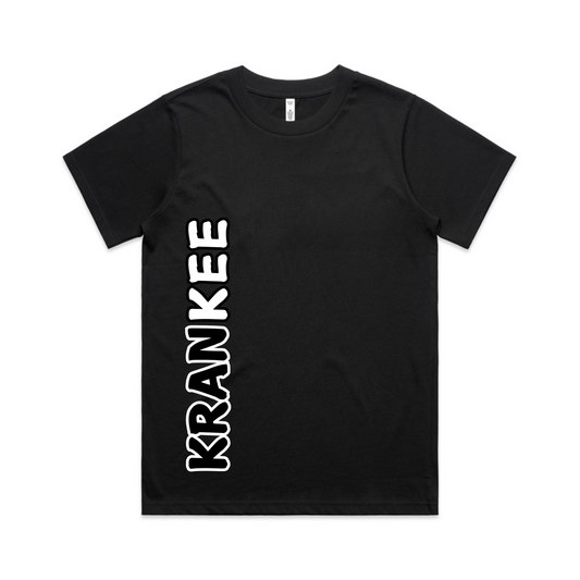 B/W Krankee Split - Womens Longer Tee