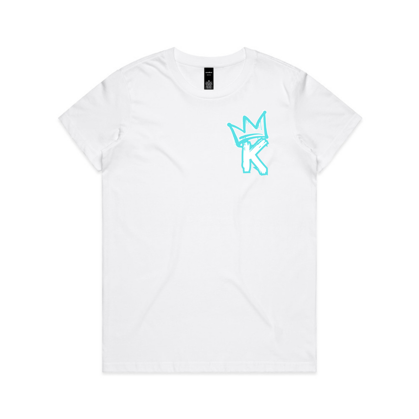 Aqua Back Crown - Womens Longer Tee