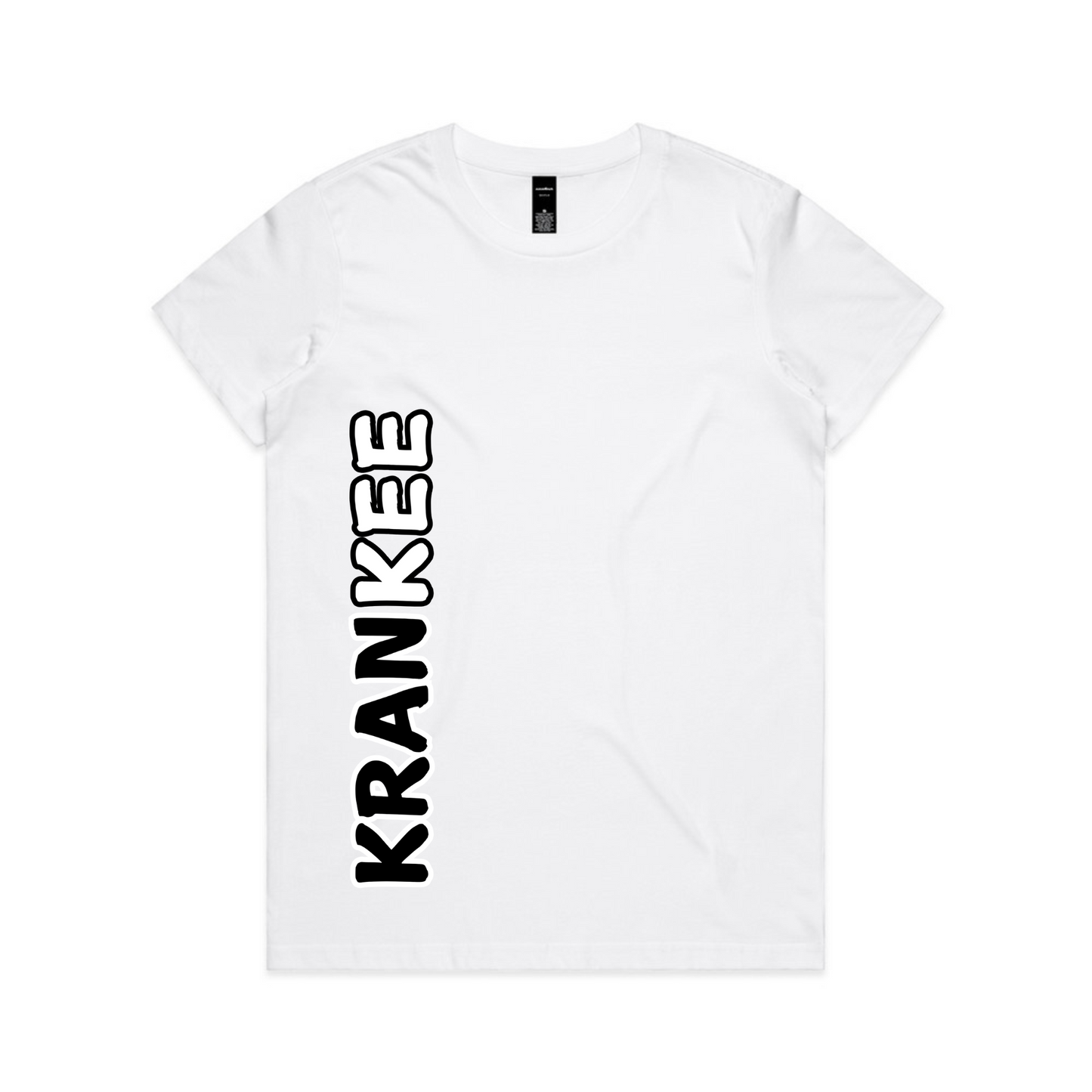B/W Krankee Split - Womens Longer Tee
