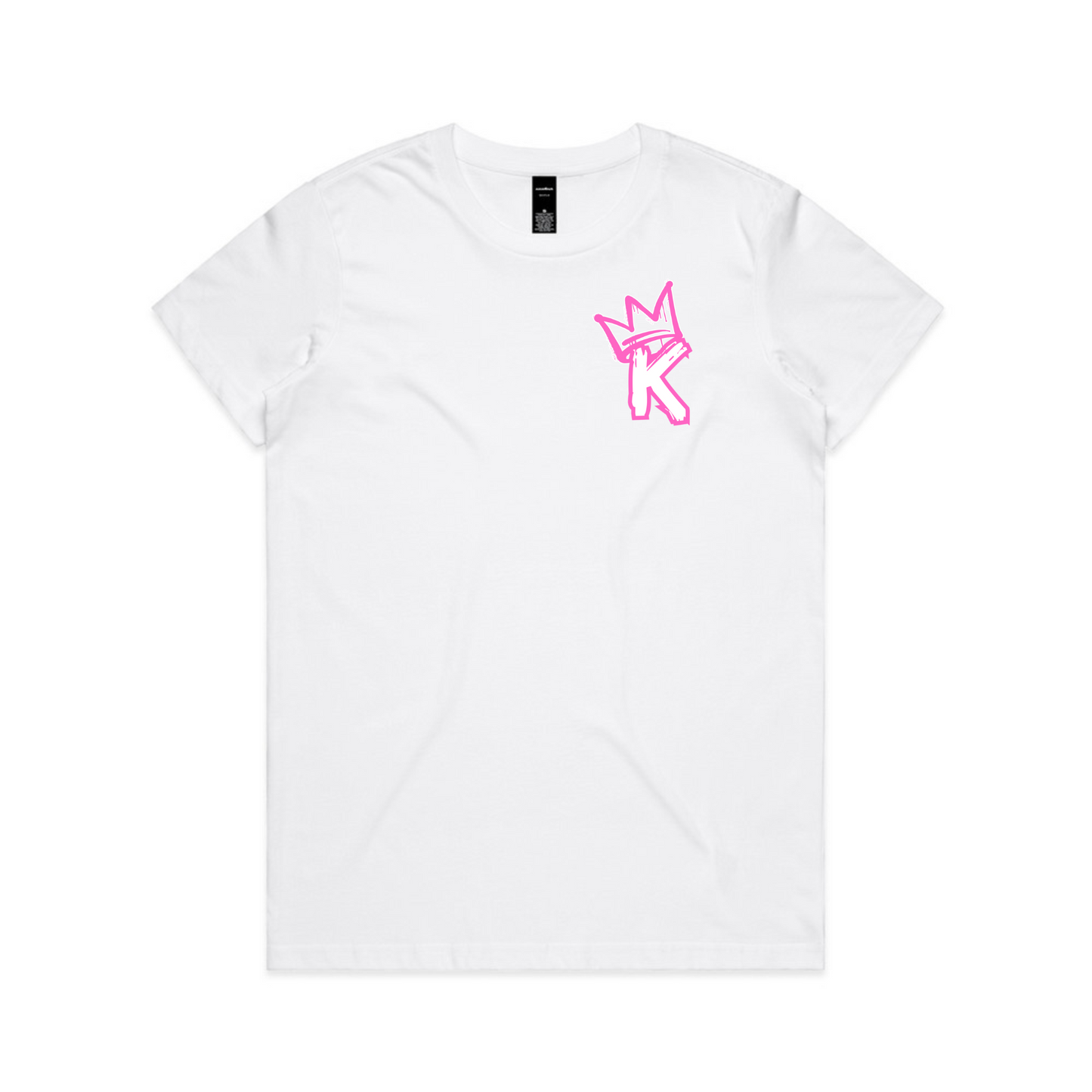 Pink Back Crown - Womens Longer Tee