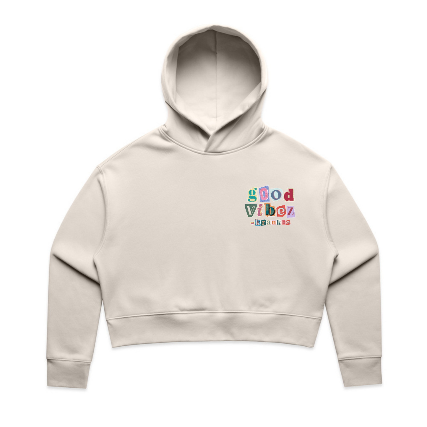 Good Vibez - Womens Crop Hoodie