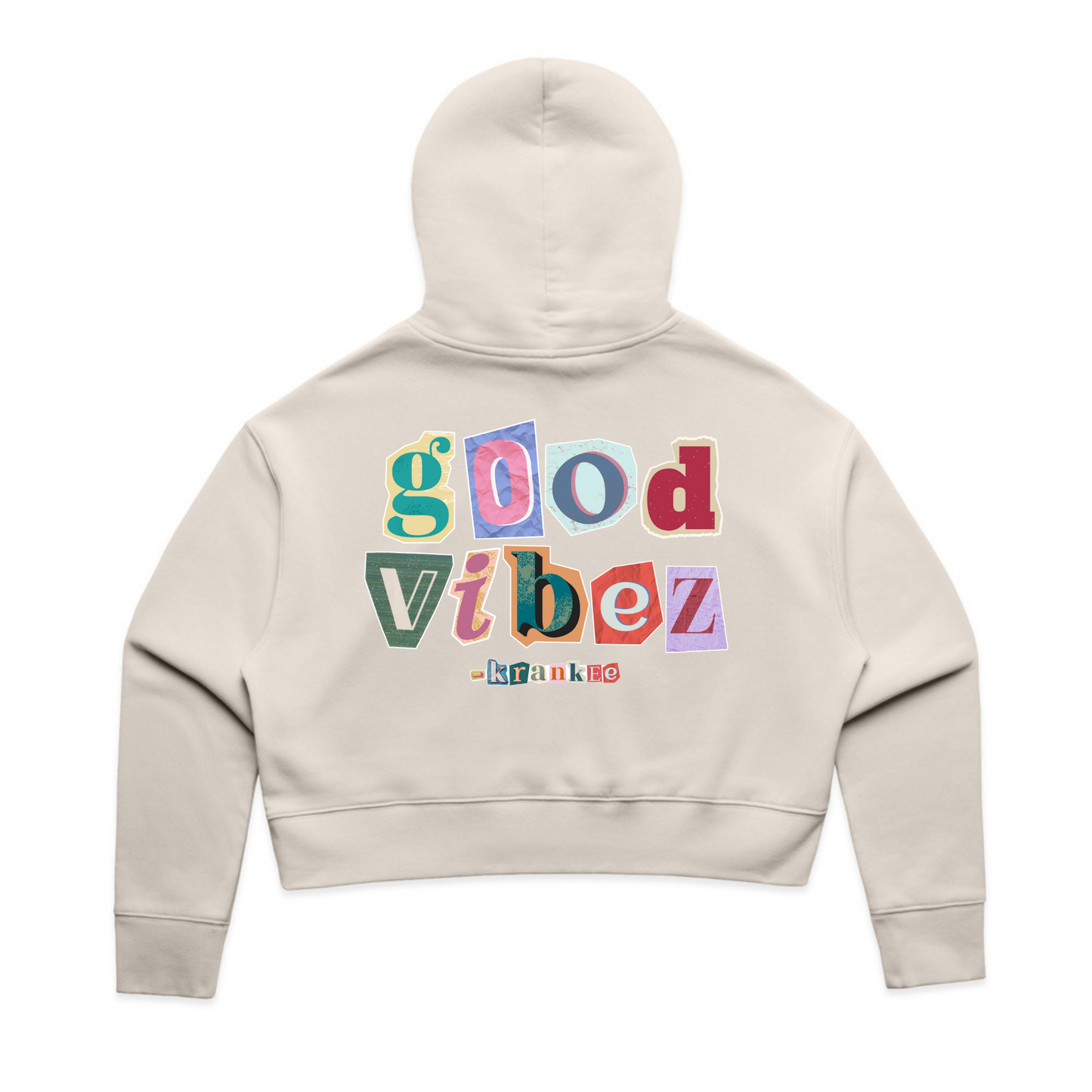 Good Vibez - Womens Crop Hoodie