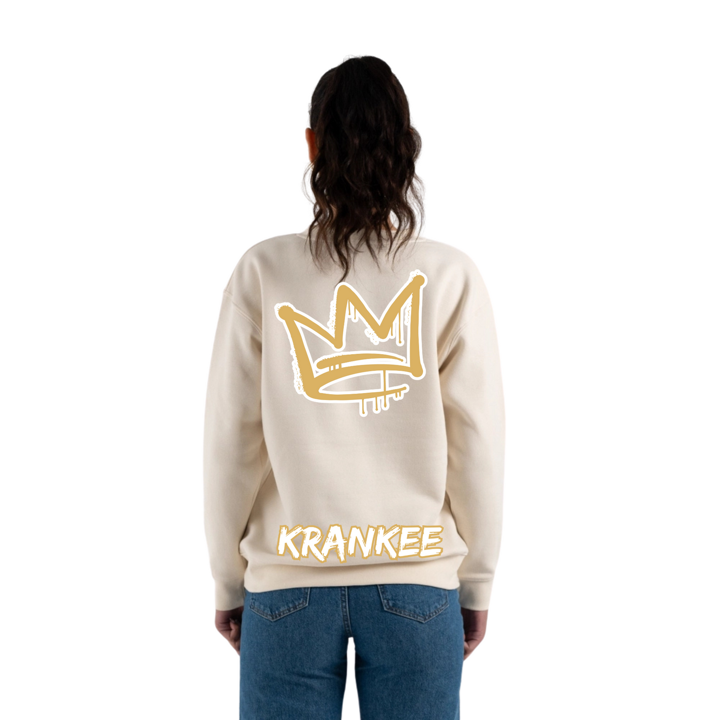Gold Back Crown - Womens Crew Neck