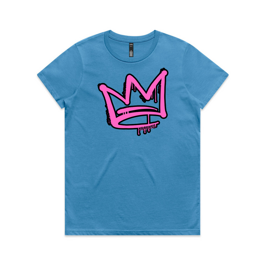 Pink Front Crown - Womens Original Tee