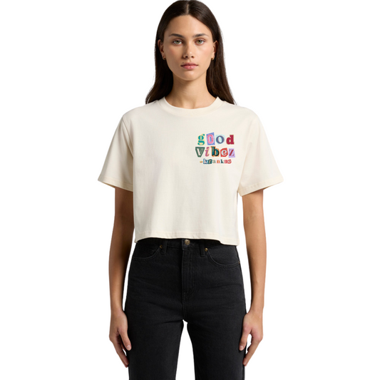 Good Vibez - Womens Crop Tee