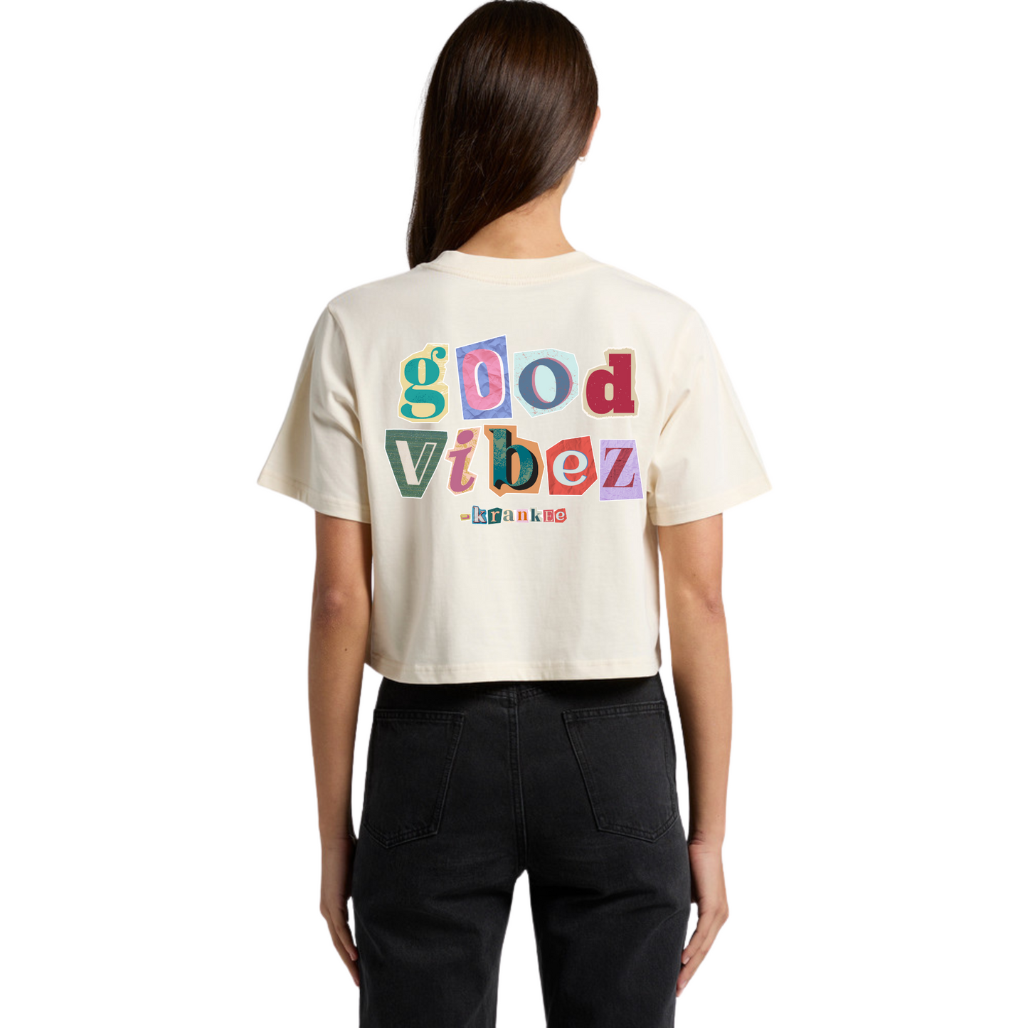 Good Vibez - Womens Crop Tee
