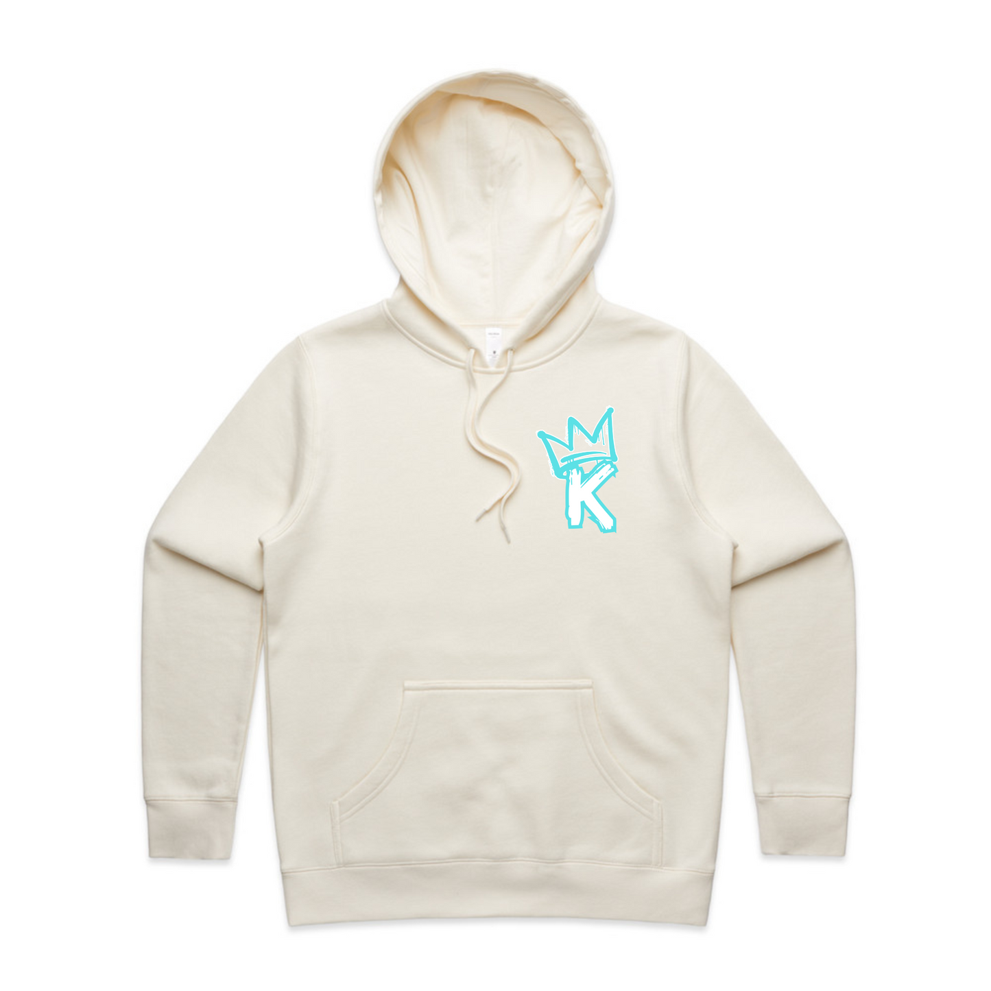 Aqua Crown Back - Kids Hoodie