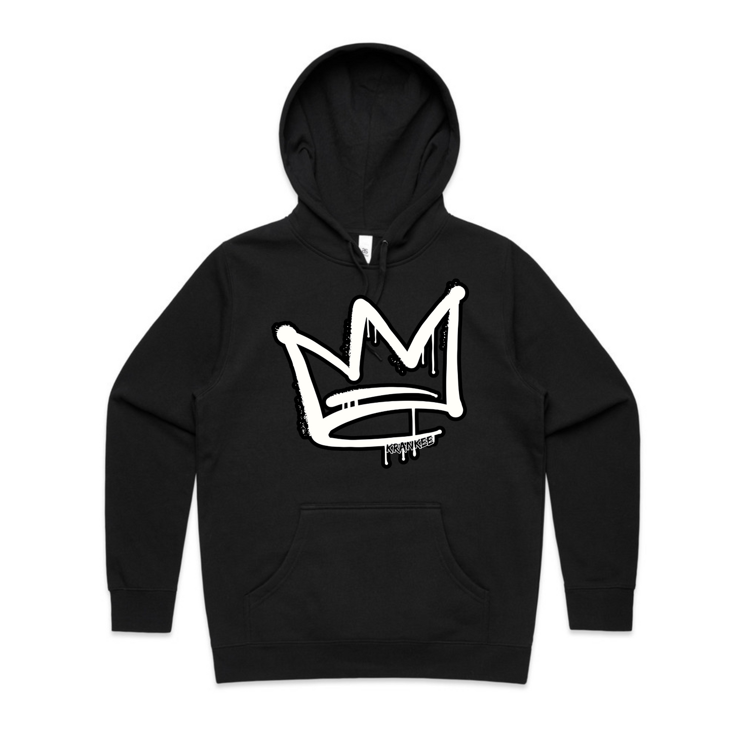 B/W Front Crown - Womens Staple Hoodie
