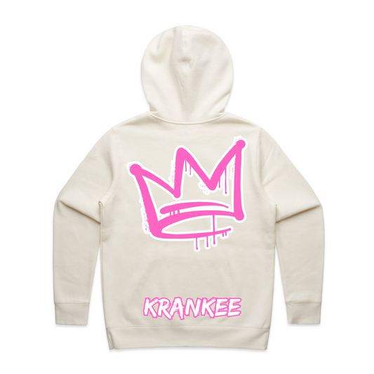Pink Crown Back - Kids Hoodie